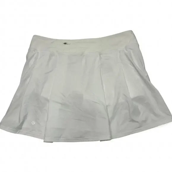 Lululemon NWT Pace Revival Skirt Extra Long Size 12 White - Picture 2 of 8